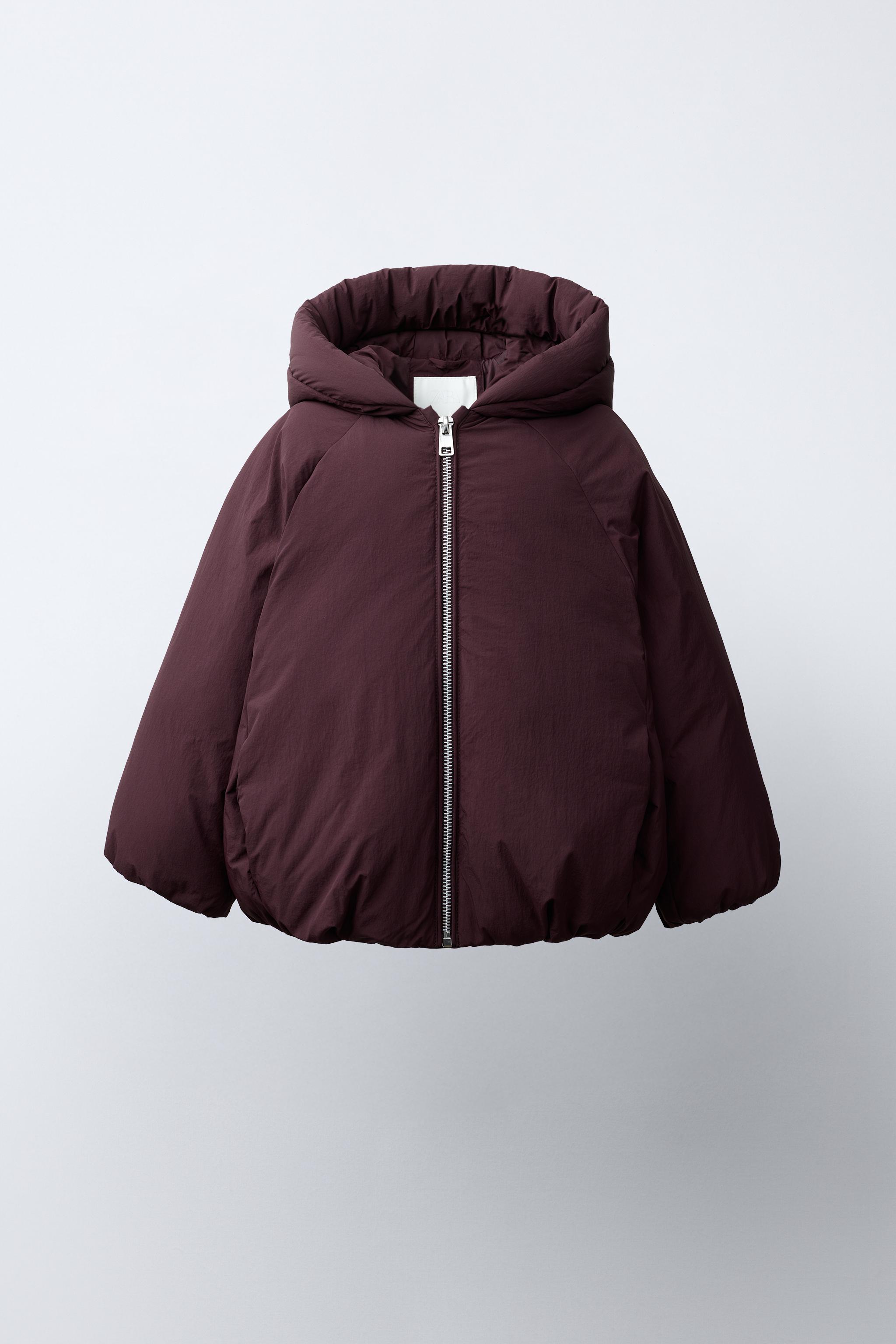 50/50 FEATHER & DOWN WATER-REPELLENT PUFFER JACKET — Eggplant