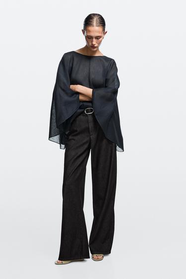Zara Barrel fit jeans - Black