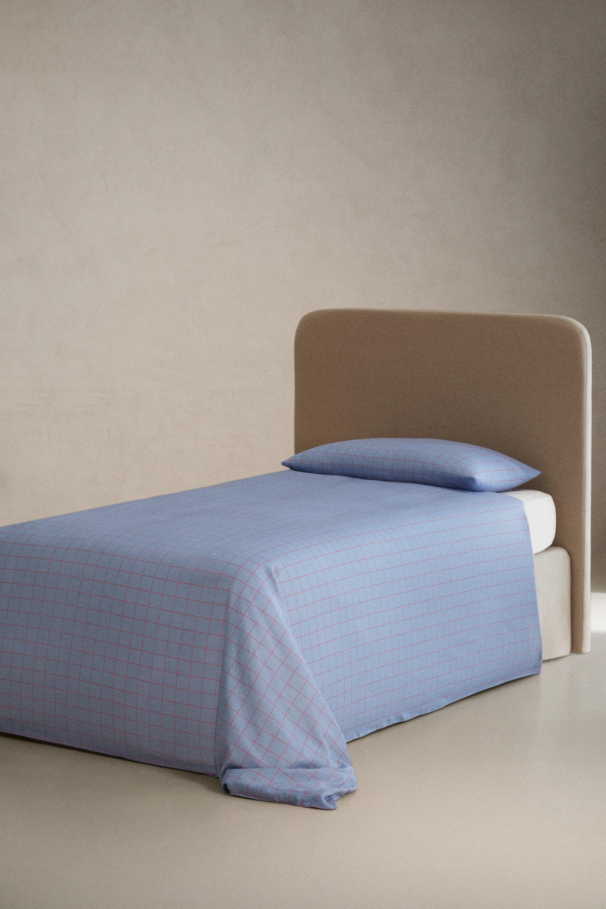 KIDS PLAID DUVET COVER