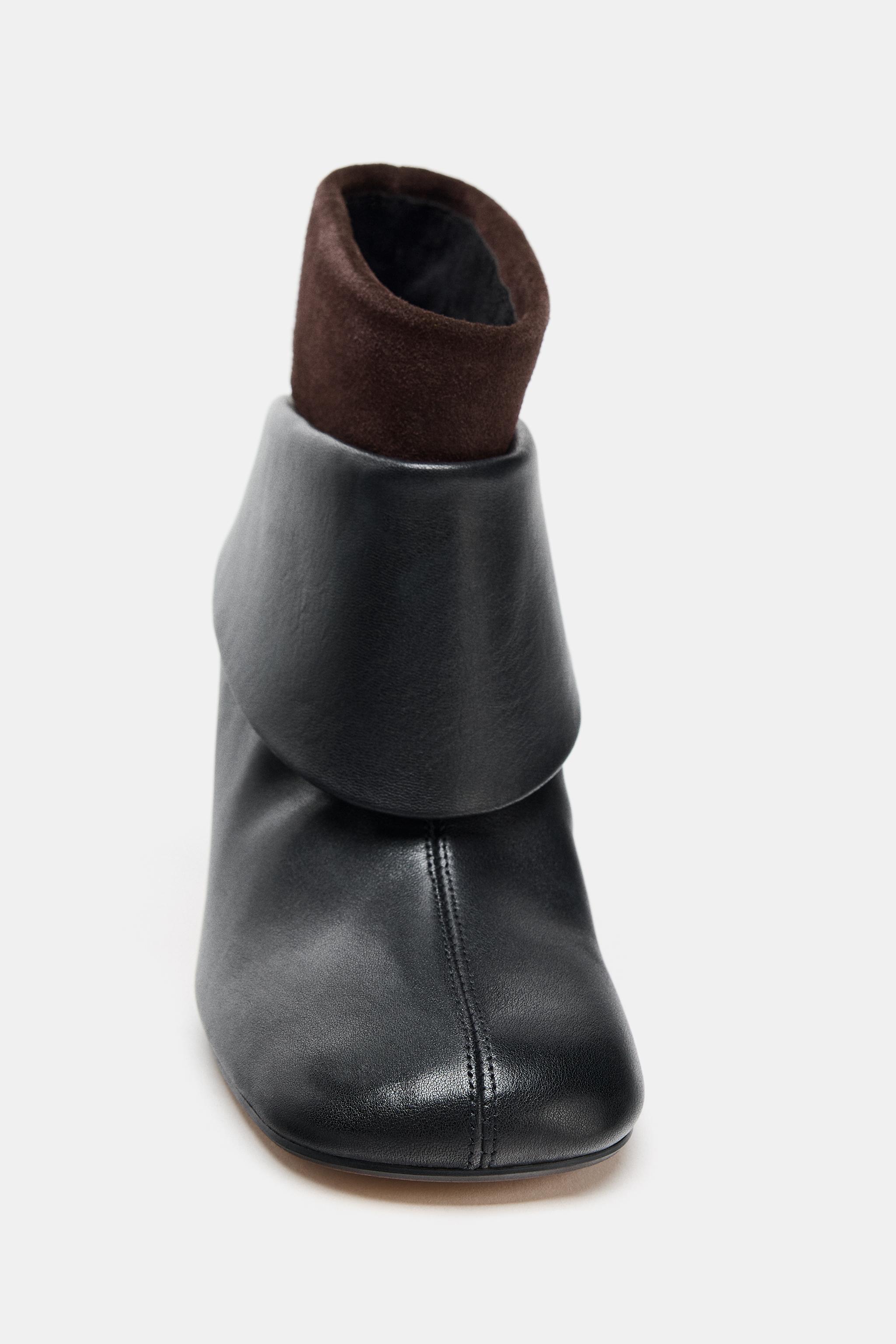 LEATHER HEEL ANKLE BOOTS LIMITED EDITION