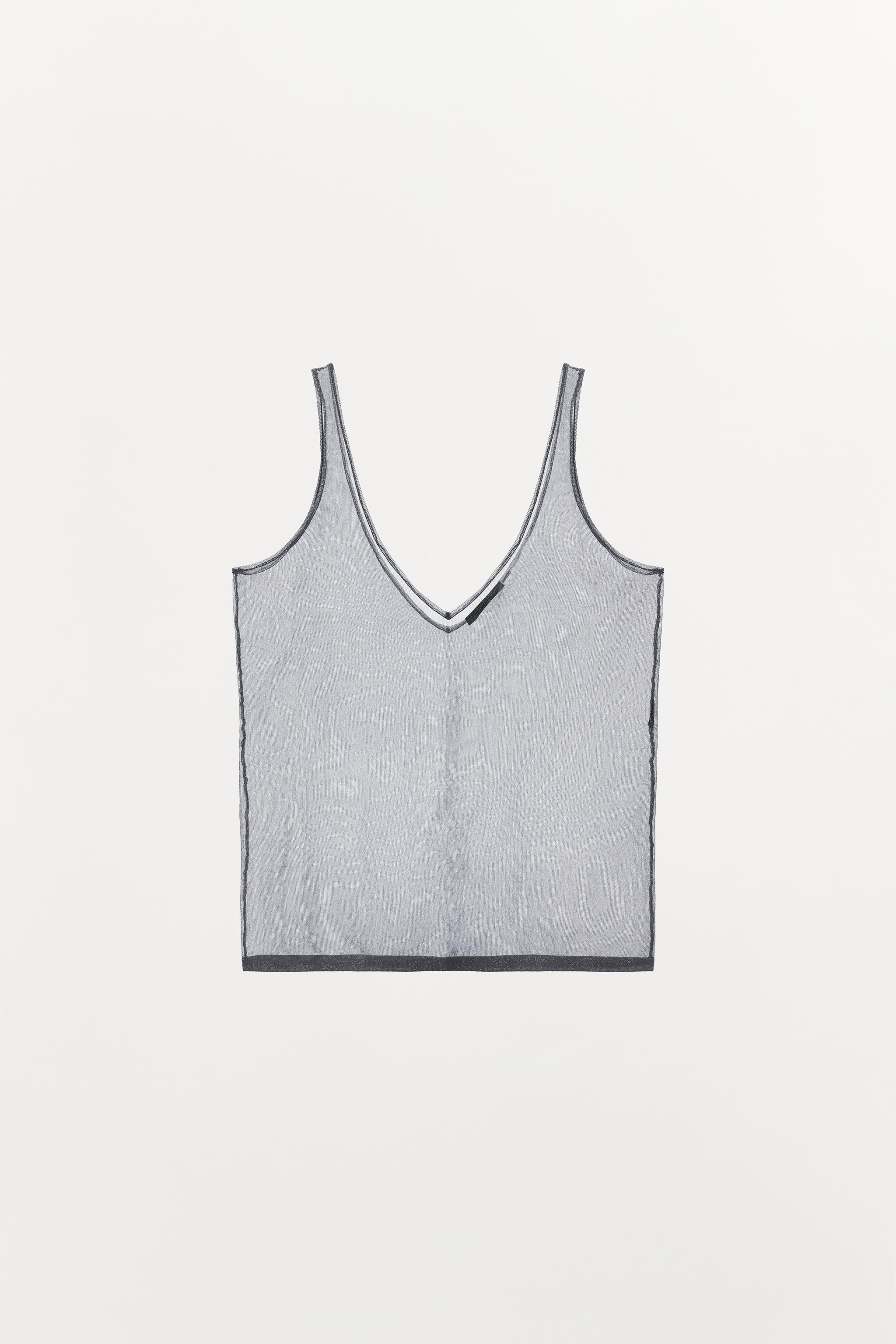 METALLIC THREAD CAMISOLE