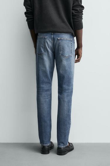 BASIC SLIM FIT JEANS - Blue by Zara - Image 2