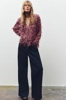 ZW COLLECTION STRAIGHT-LEG MID-RISE JEANS