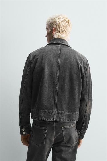 LIMITED EDITION DENIM JACKET - Black by Zara - Image 2