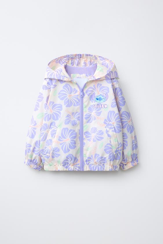 LILO & STITCH © DISNEY WATER-REPELLENT HOODED RAINCOAT - Light lilac by Zara - Image 0
