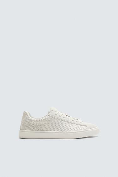 KNITTED TRAINERS - Grey by Zara
