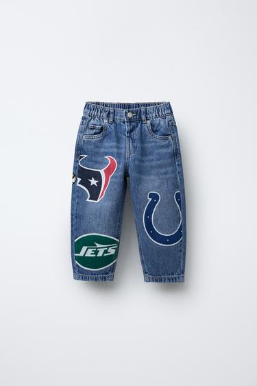 Zara © NFL DENIM PANTS - Mid-blue - Image 0