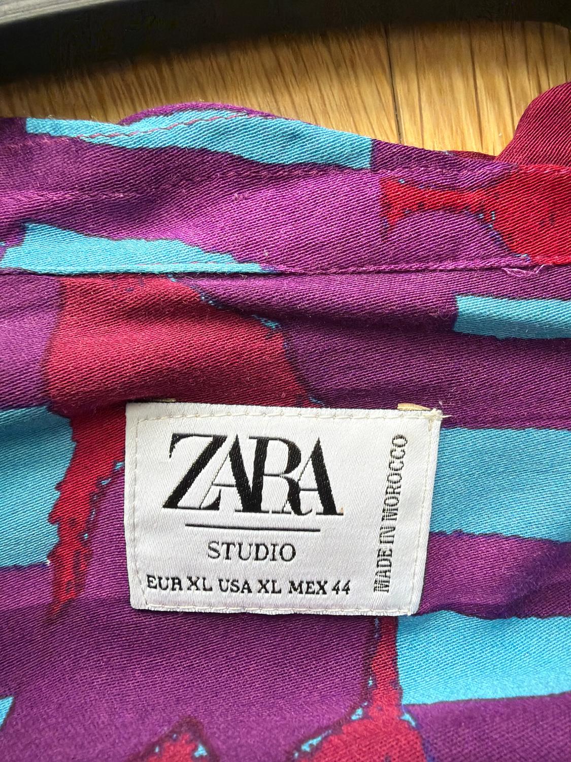 LIMITED EDITION ABSTRACT PRINT SHIRT - Image 2