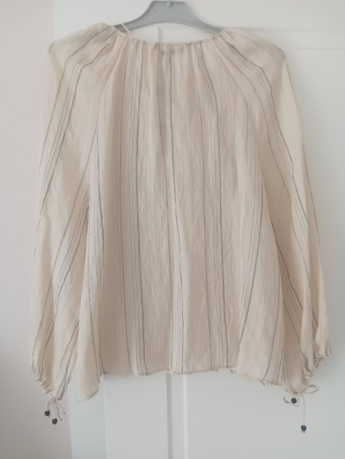 STRIPED BLOUSE WITH BOWS - Image 2