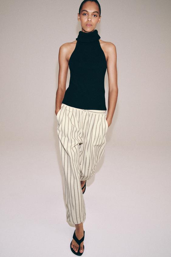 PANTALÓN PIJAMERO RAYAS ZW COLLECTION - Rayas de Zara - Imagen 0