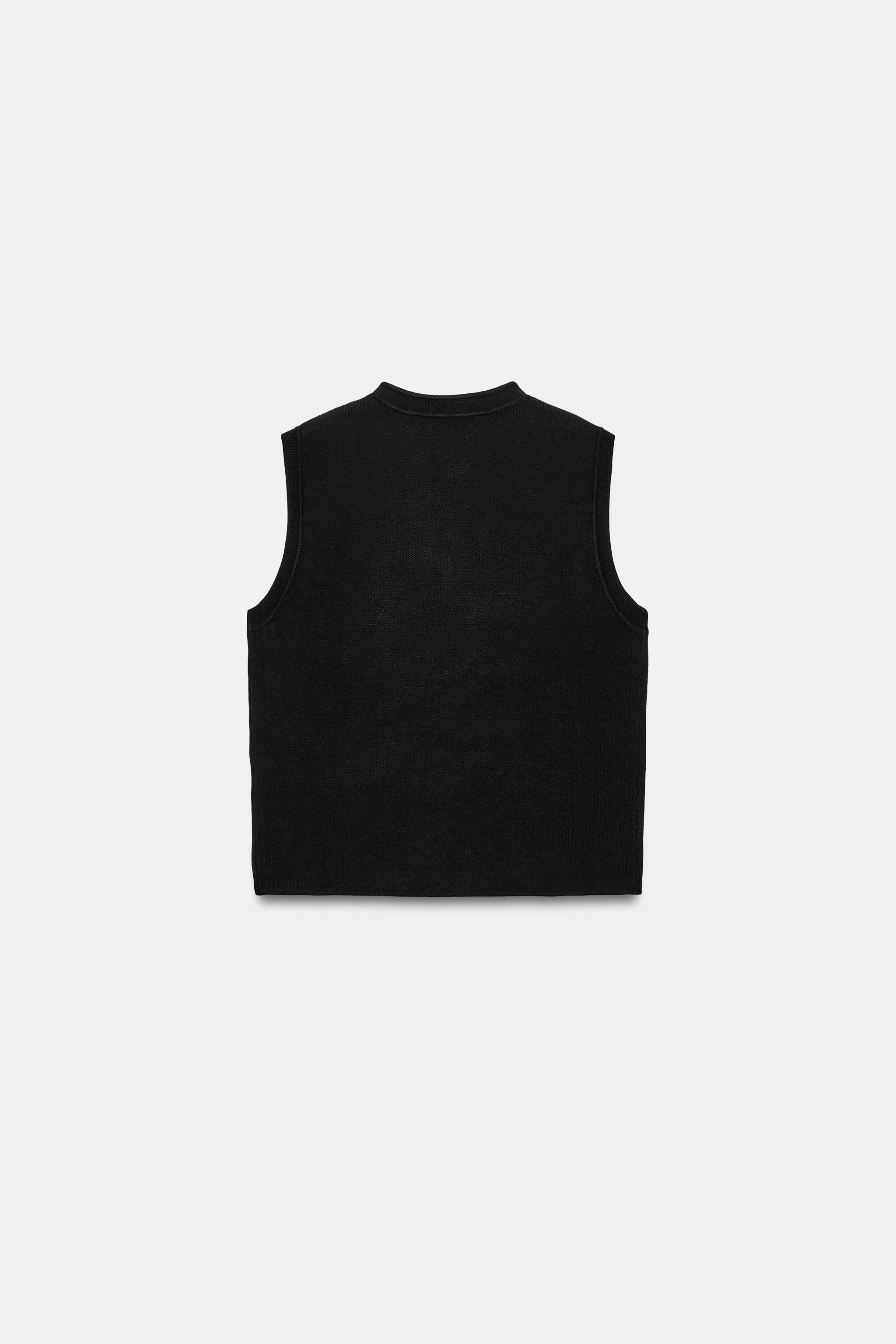 Zara Düğmeli Yelek Top görsel 6