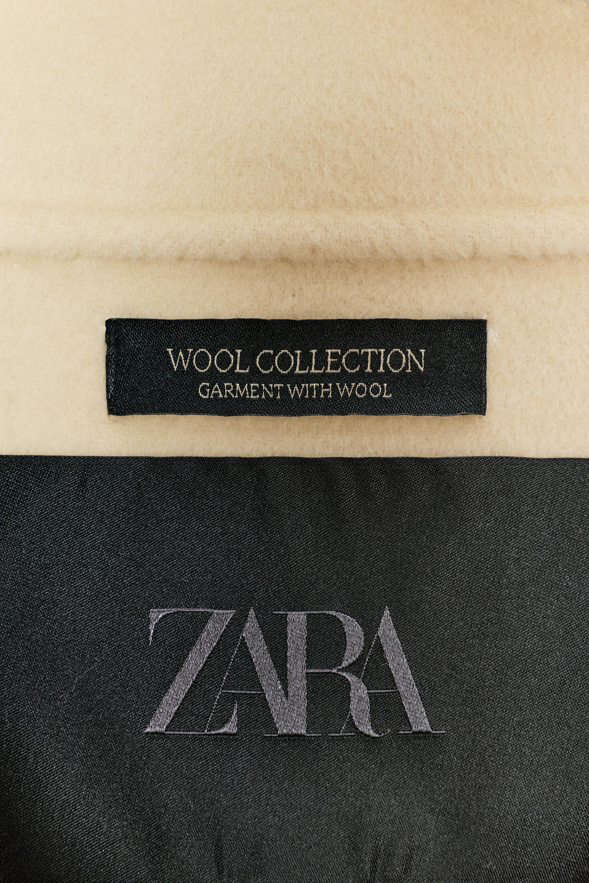ZARA WOMAN COLLECTION ウール混ジャケット ウール混ジャケット ZW COLLECTION - クリーム | ZARA Japan / 日本