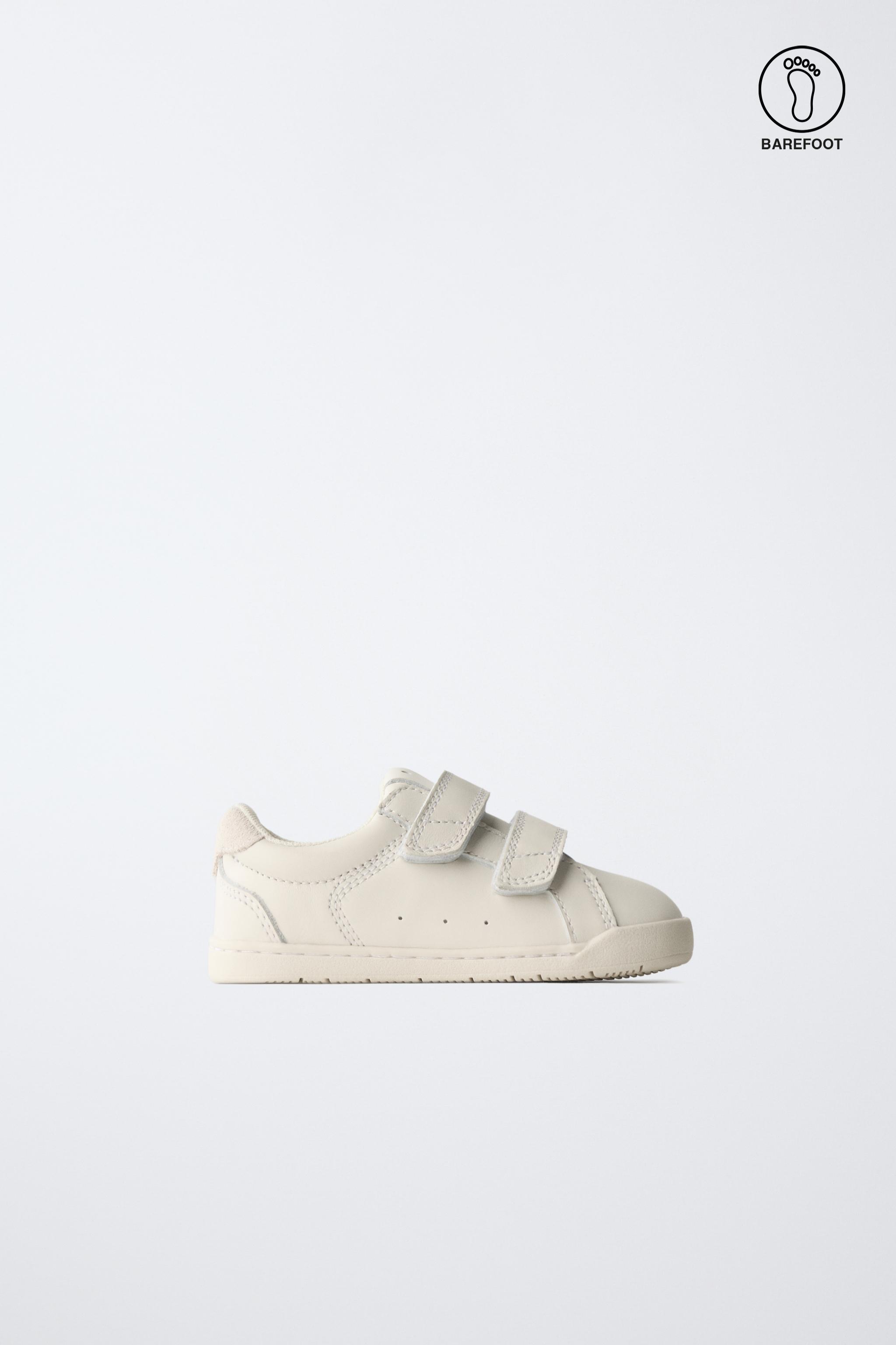 LEATHER BAREFOOT SNEAKERS — White