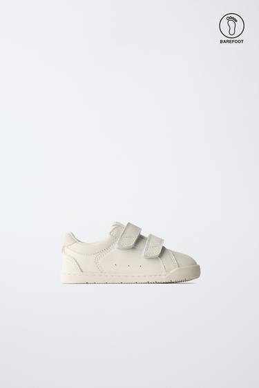 LEATHER BAREFOOT TRAINERS - White by Zara