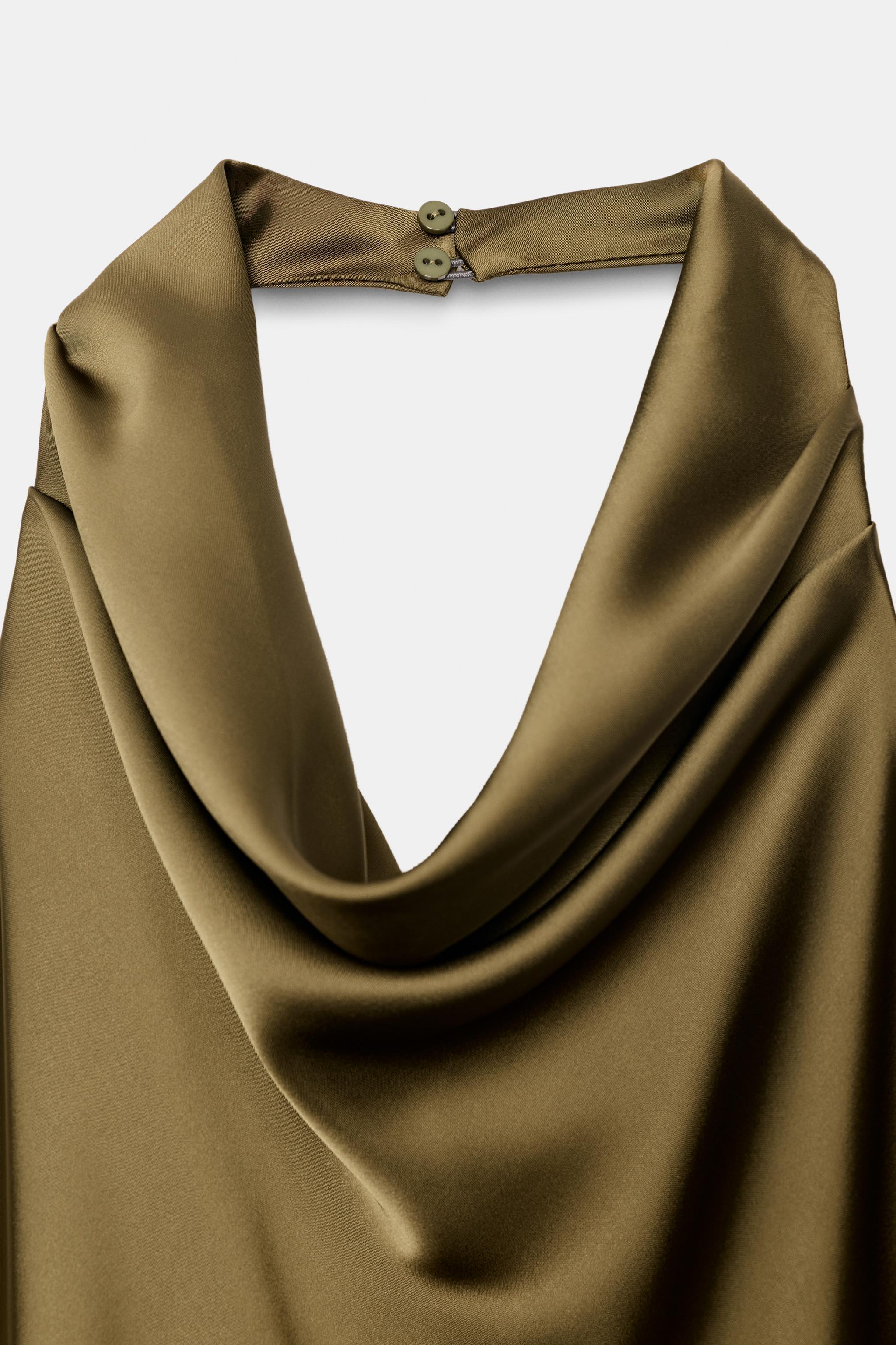 COMBINAISON HALTER SATINÉE