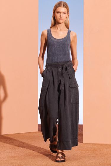Zara KRN PANT - Faded blue
