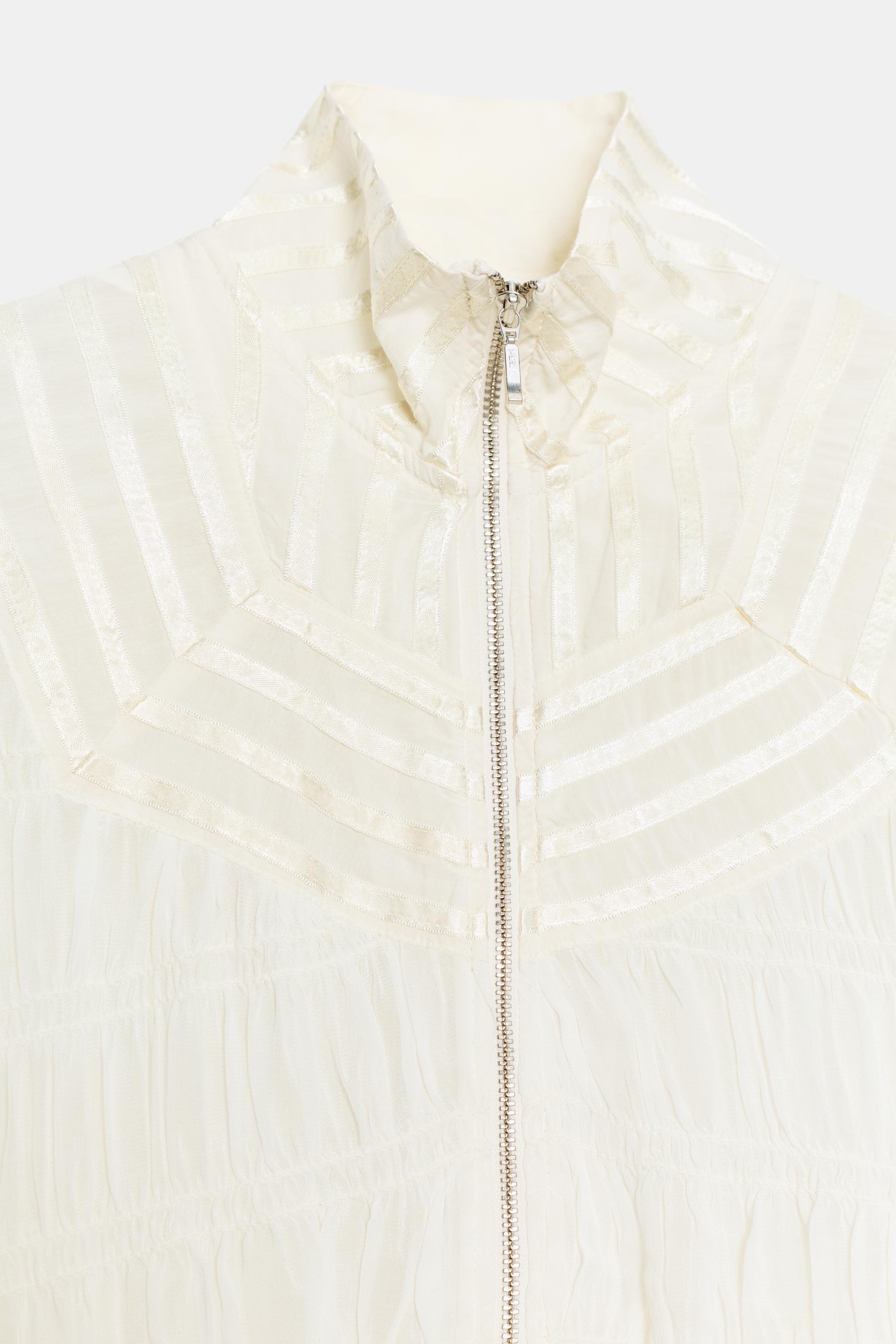ZW COLLECTION GATHERED BOMBER JACKET