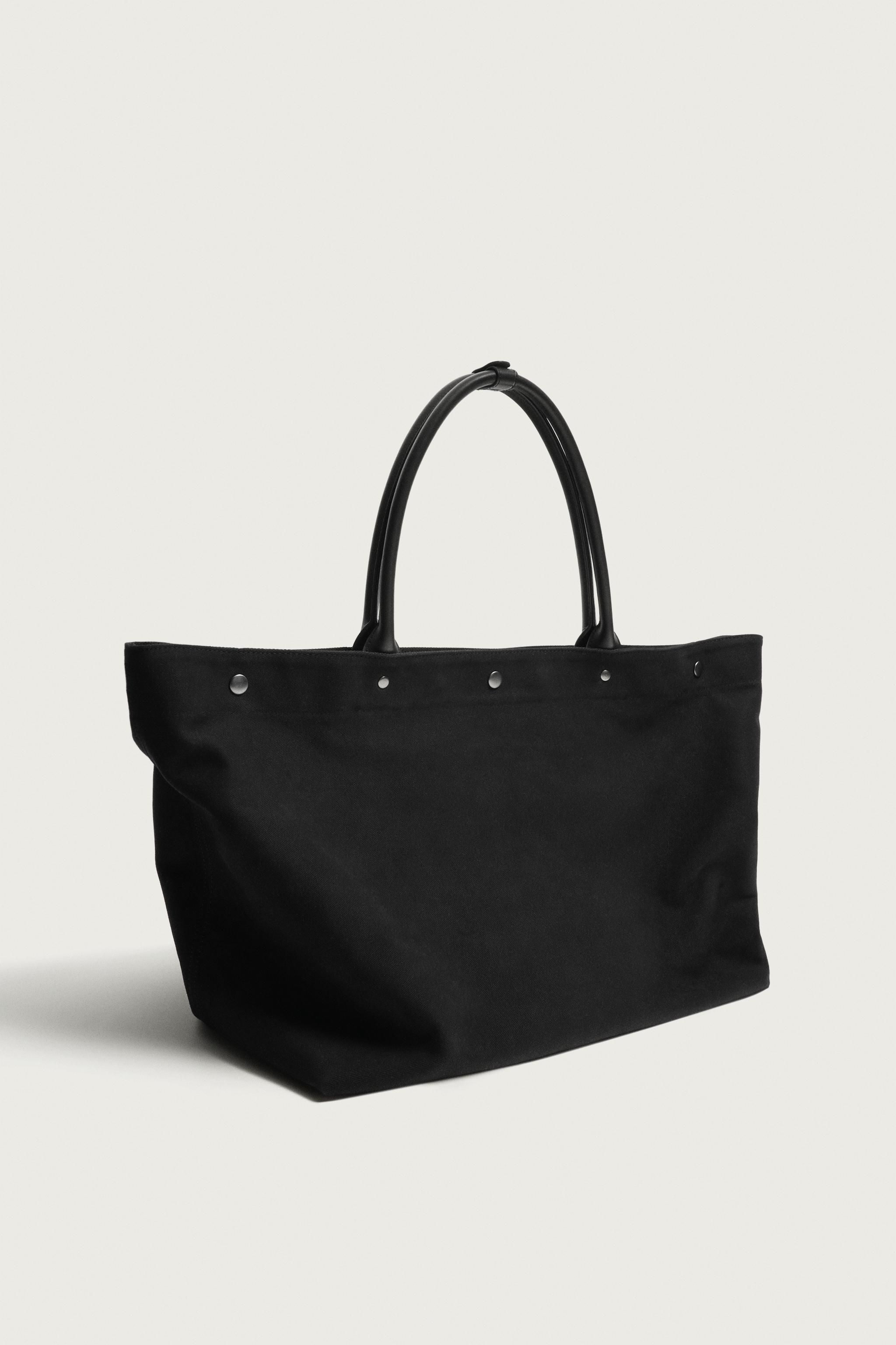 AARON LEVINE X ZARA SHOPPER BAG — Black