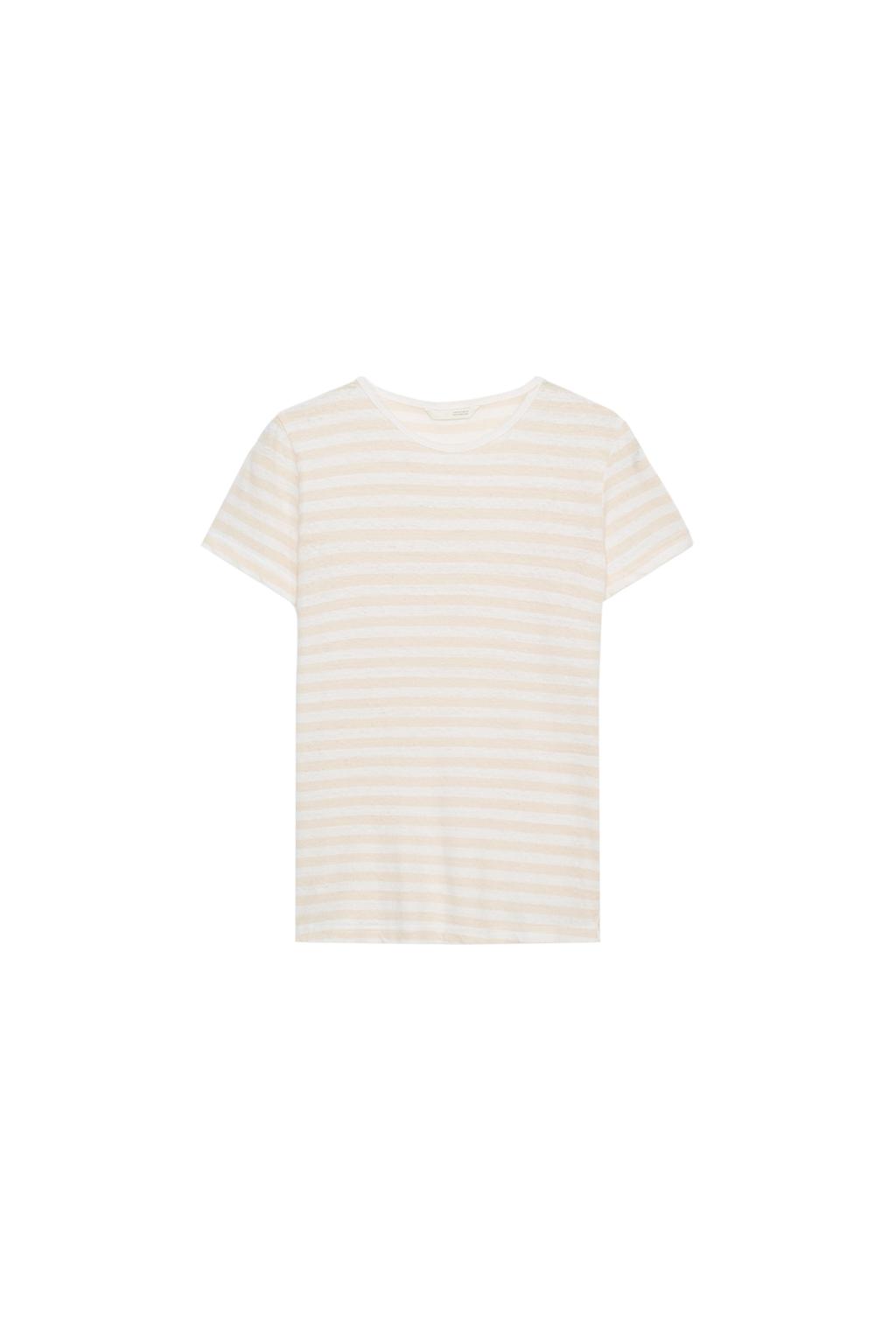 LINEN BLEND SHORT SLEEVE T-SHIRT - image 3