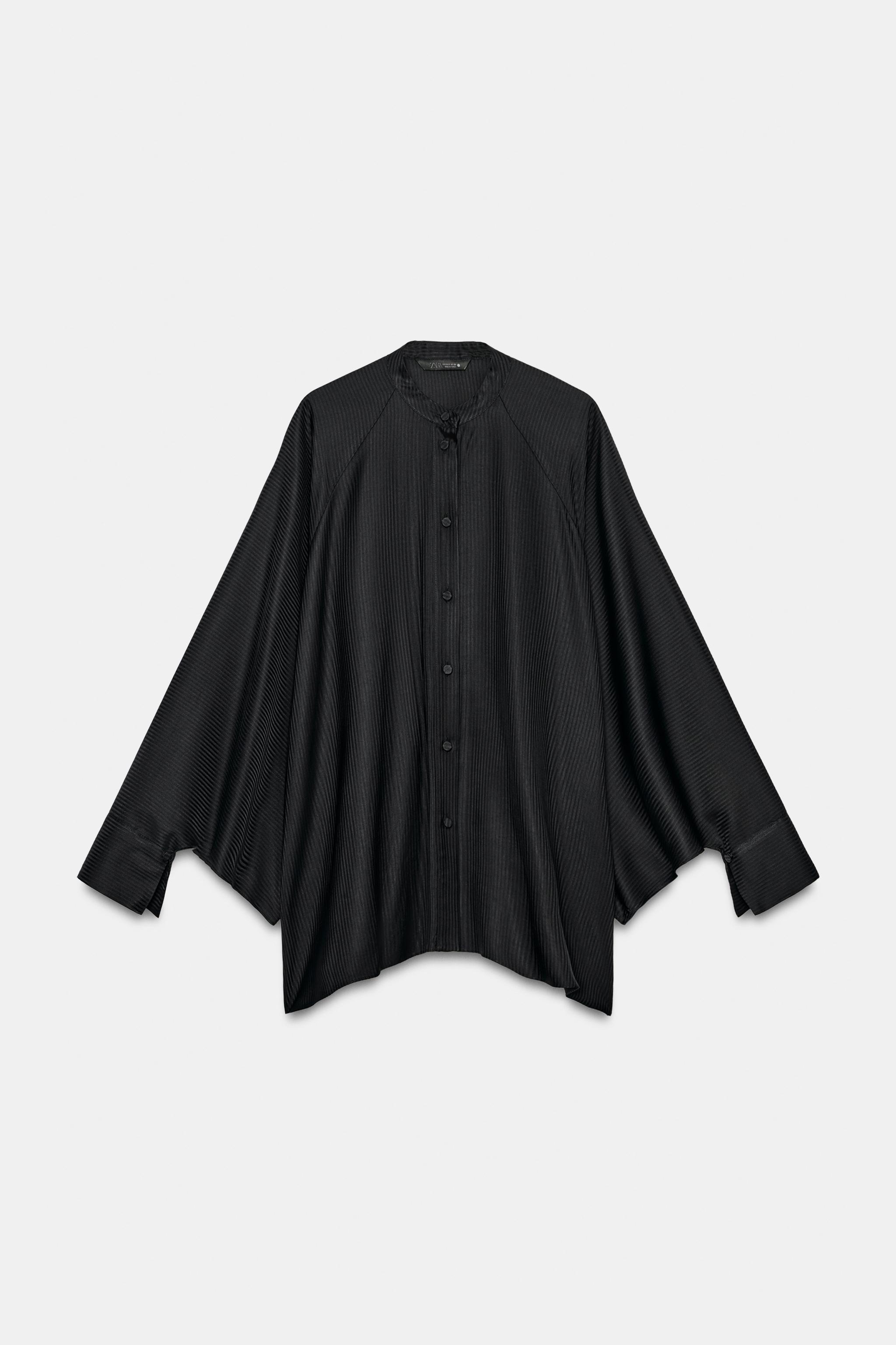 Zara ZW COLLECTION KEMERLİ GÖMLEK görsel 7