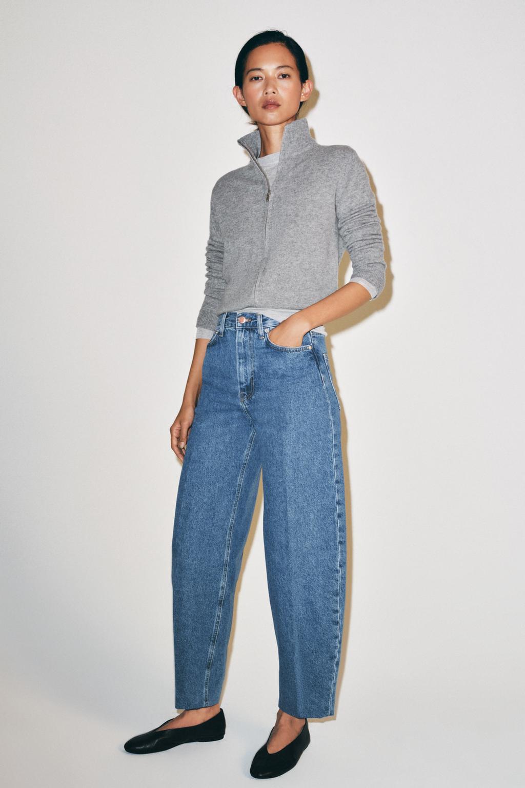 ZW COLLECTION HIGH-WAIST TAPERED JEANS