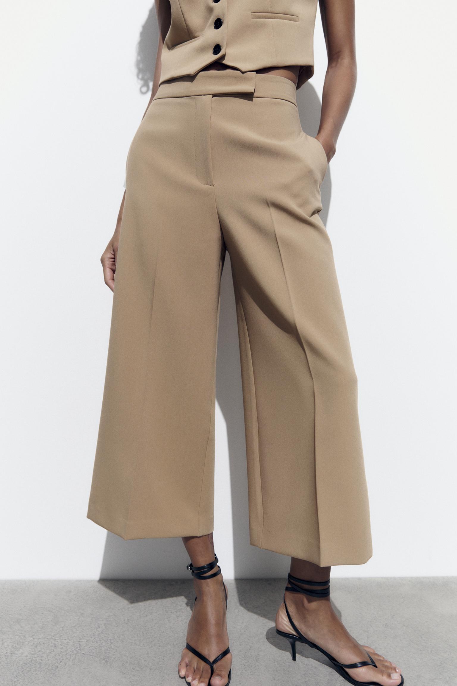 Zara 2025 pantalones culotte