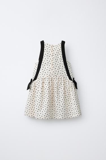 FLORAL PRINT DRESS - Ecru by Zara - Image 1