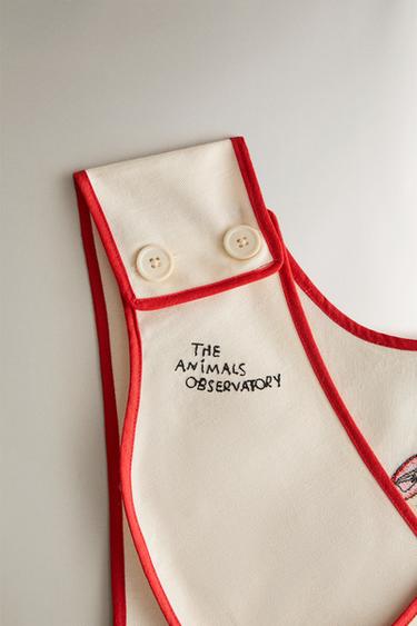 APRON (ADULT) LIMONCELLA X THE ANIMALS OBSERVATORY - Light beige by Zara - Image 3