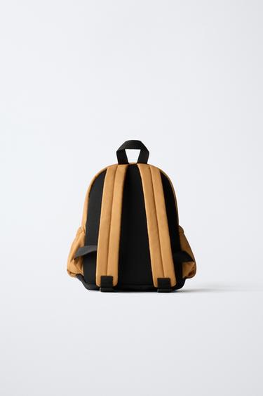 SAC À DOS À PIÈCES - Marron sable de Zara - Image 4