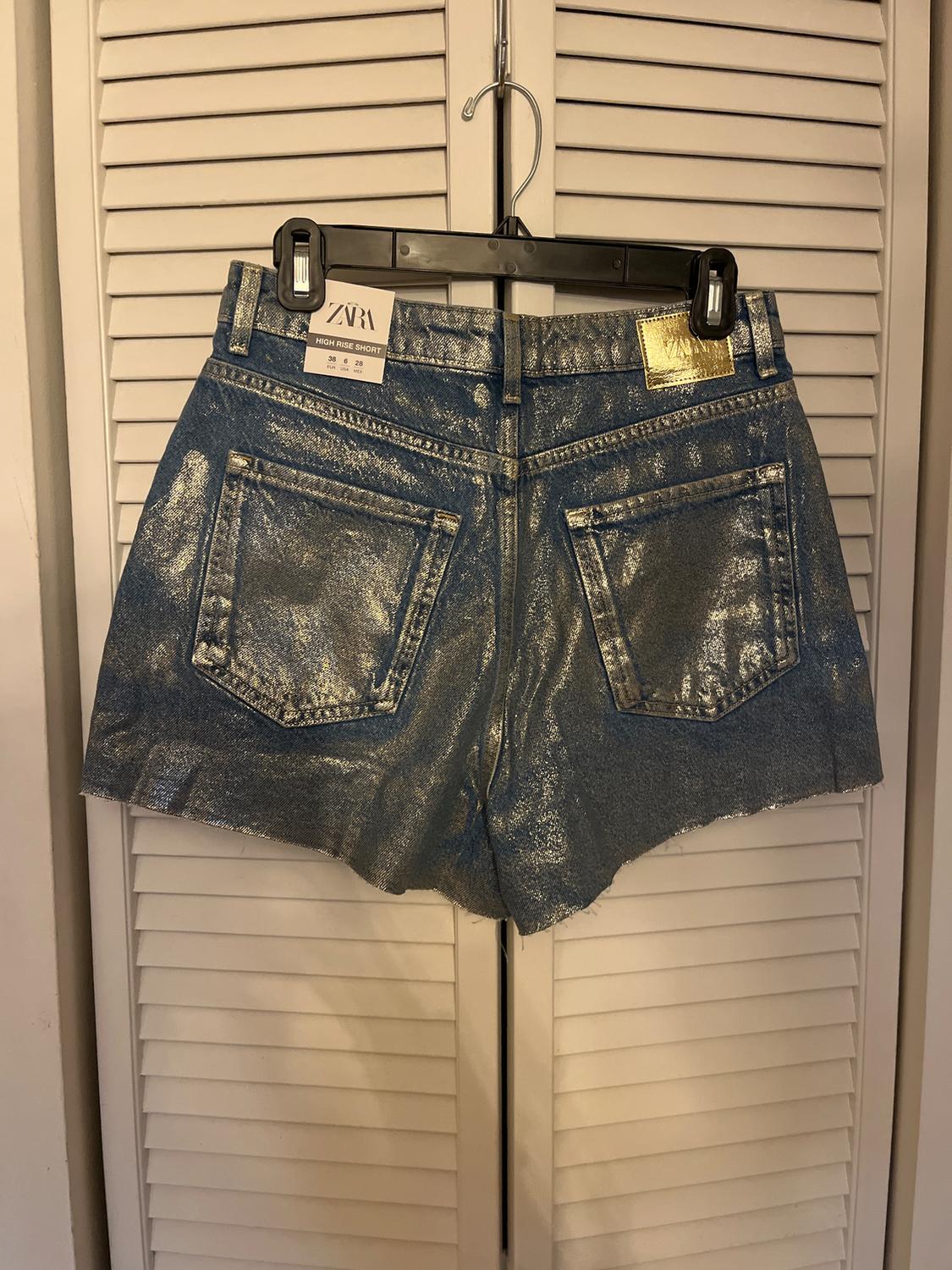 SHORTS Z1975 DENIM TIRO ALTO FOIL - Image 2