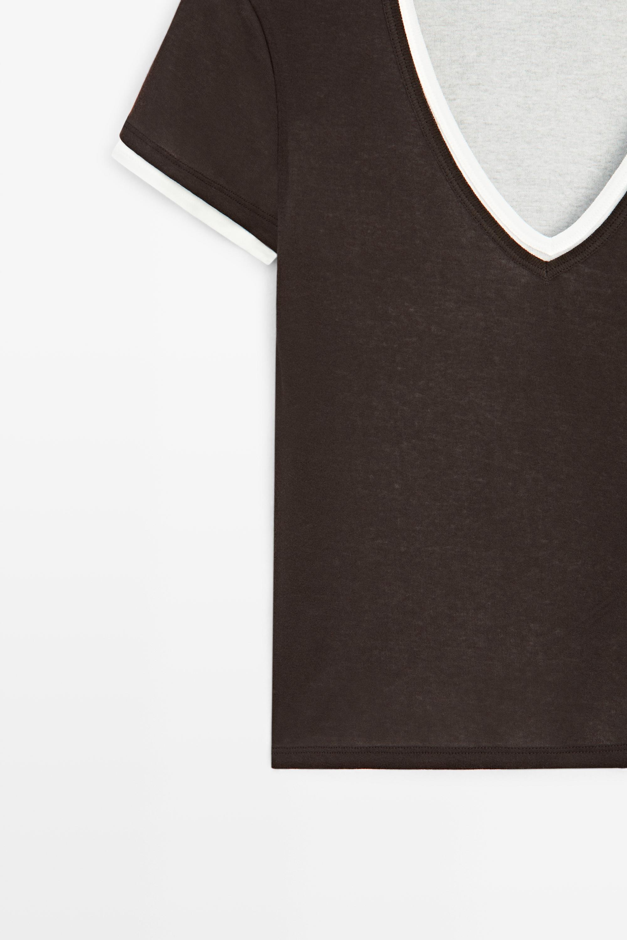100% cotton double-layer short sleeve T-shirt