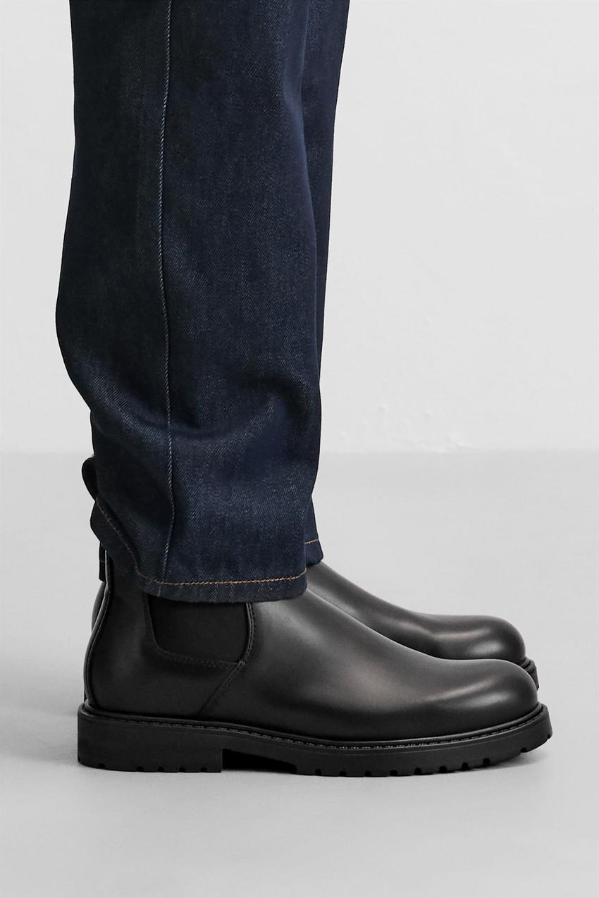 チャンキー チェルシーブーツ - ブラック | ZARA Japan / 日本