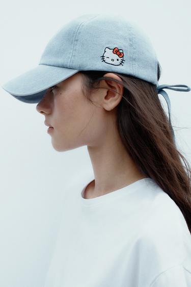 CASQUETTE EN DENIM HELLO KITTY © 2025 SANRIO - Bleu clair de Zara - Image 3