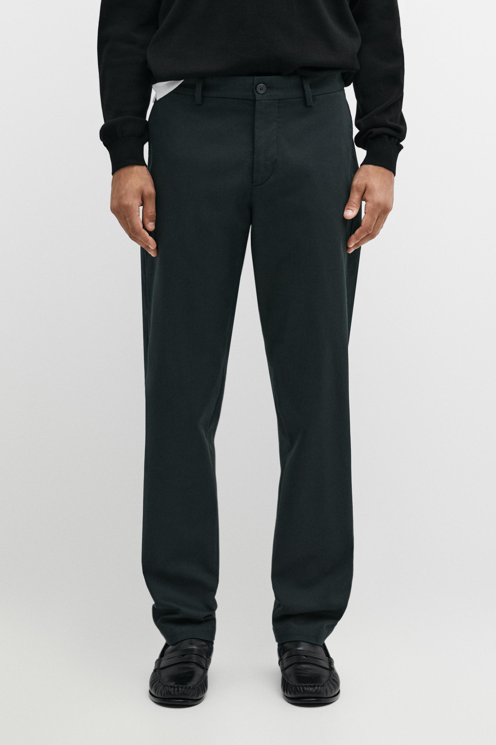 Slim fit pants — Navy blue