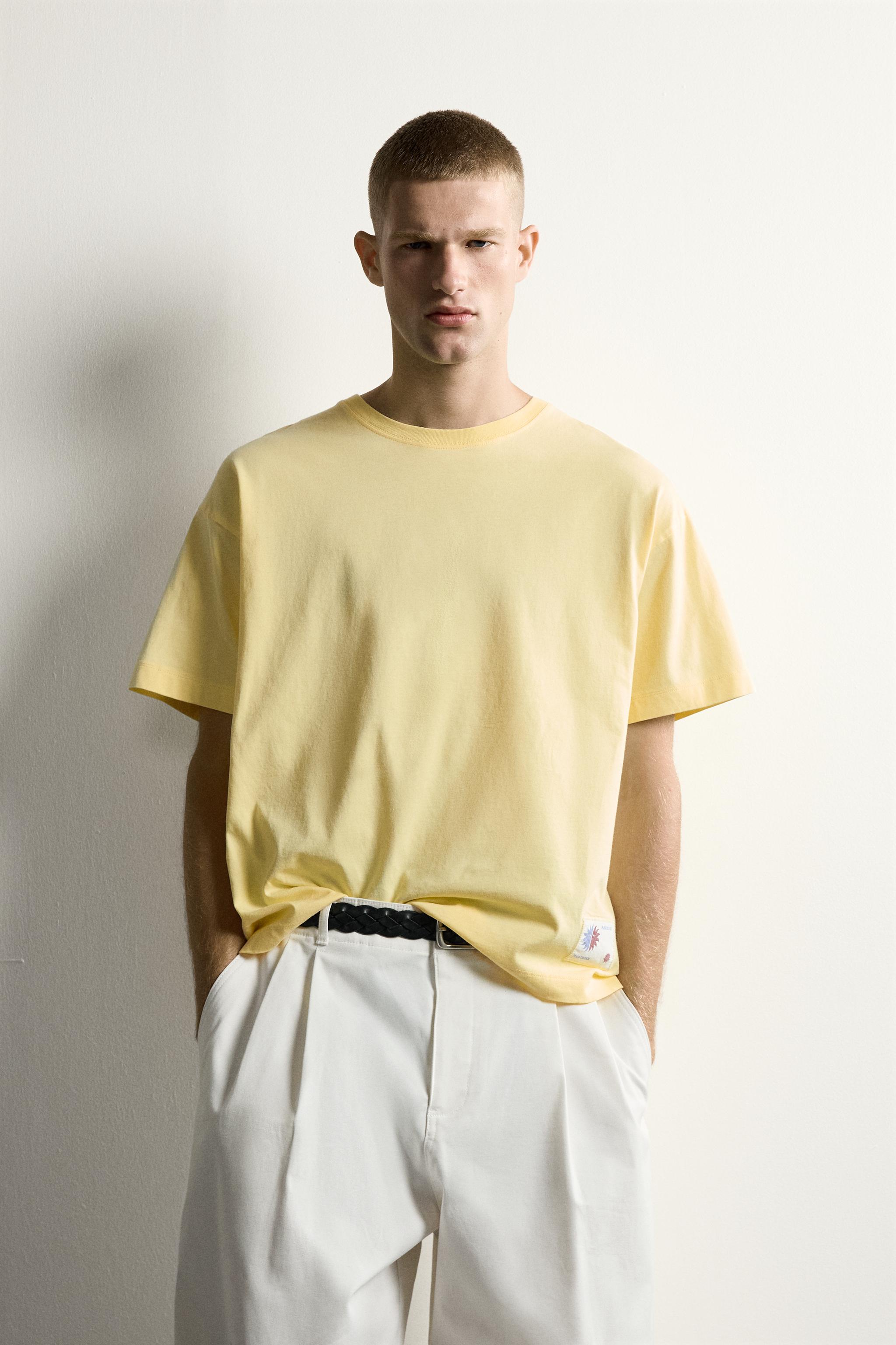 SUN GRAPHIC RELAXED FIT T-SHIRT — Butter