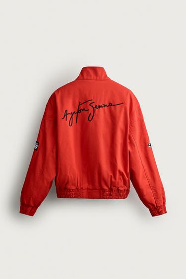 AYRTON SENNA © SENNA BRANDS QUILTED JACKET — Red 2