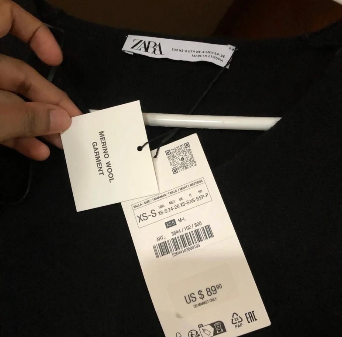 BASIC 100% WOOL V-NECK SWEATER - Image 3