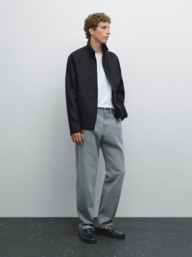 Jean relaxed fit - Gris chiné de Zara - Image 0