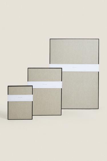 LINEN CANVAS — Dark brown 1
