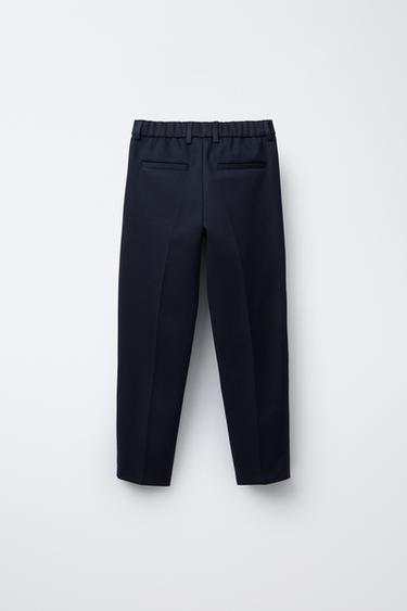COMFORT SUIT TROUSERS - Navy blue by Zara - Image 1