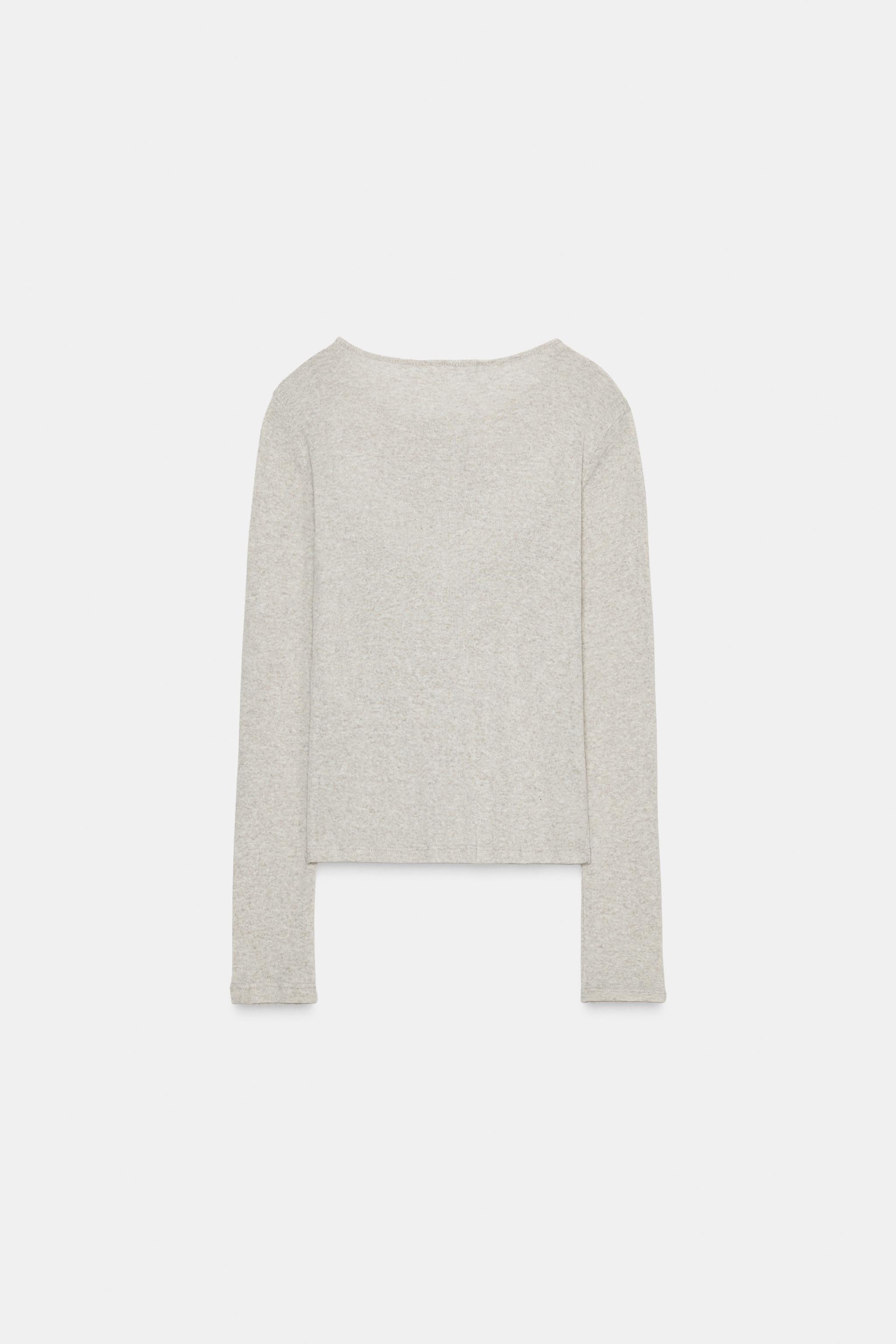 完売品⭐︎ZARA コンビネーションレーストップジャケット M サンド/マール LACE COMBINATION JACKET TOP - Sand / Marl | ZARA United States