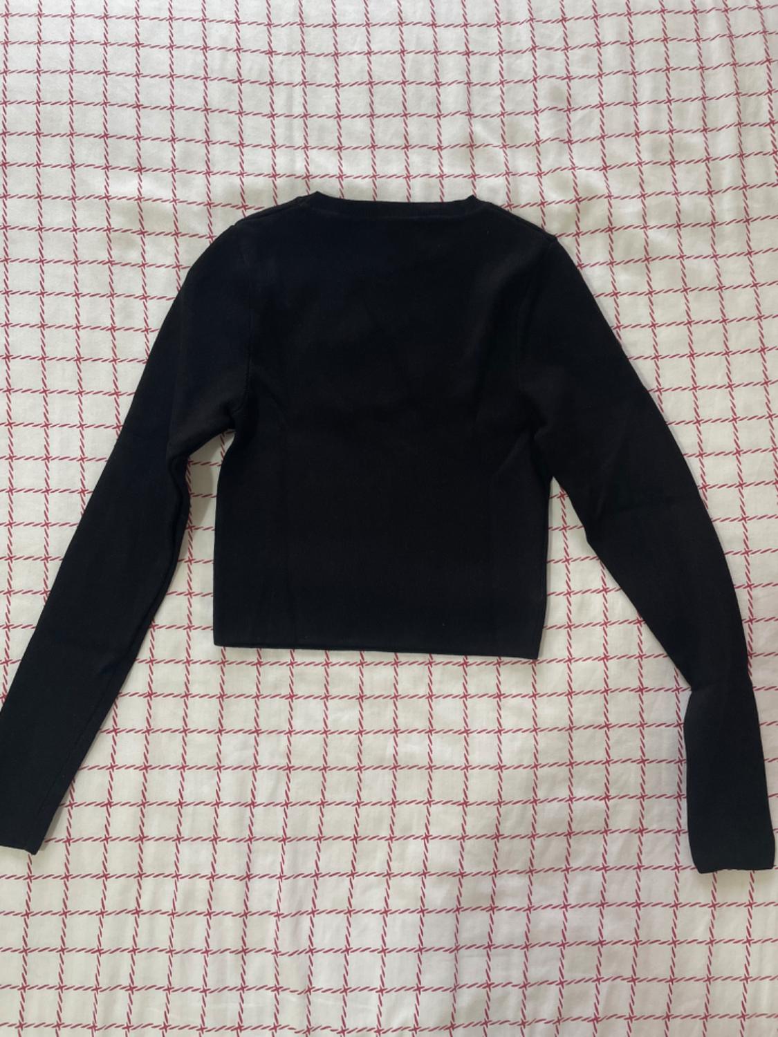 BASIC RIBBED KNIT SWEATER - Image 2