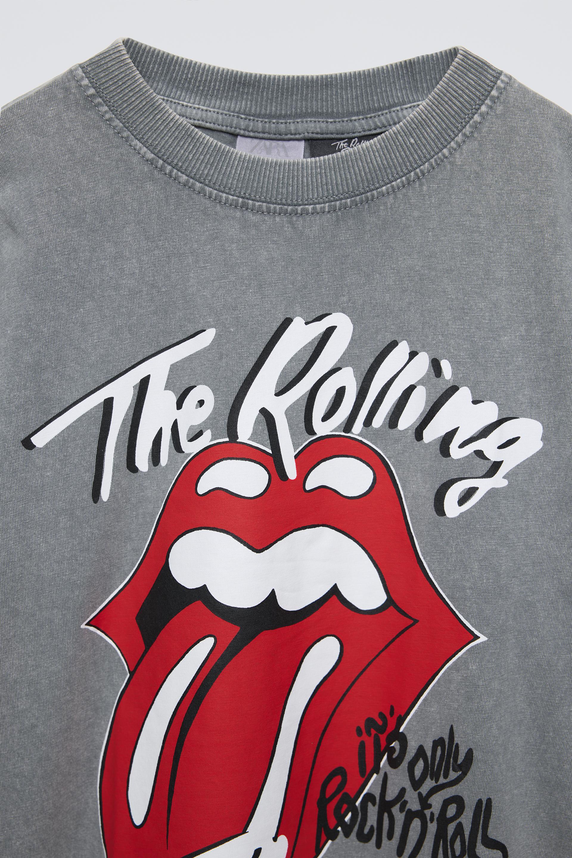 Camiseta rolling stones fashion zara niña