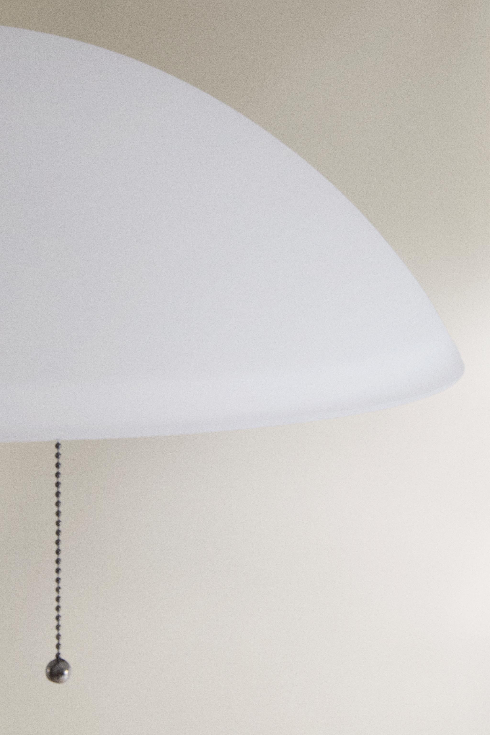 LAMPADAIRE VERRE ET BOIS