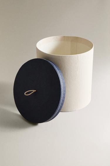 BOÎTES RONDES BÉBÉ CARTON - Beige clair de Zara - Image 1