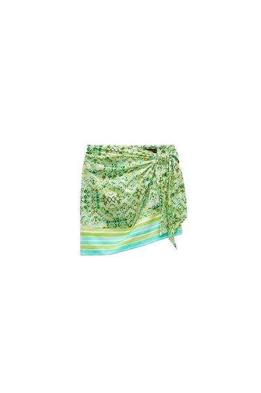 PRINTED MINI SKIRT
