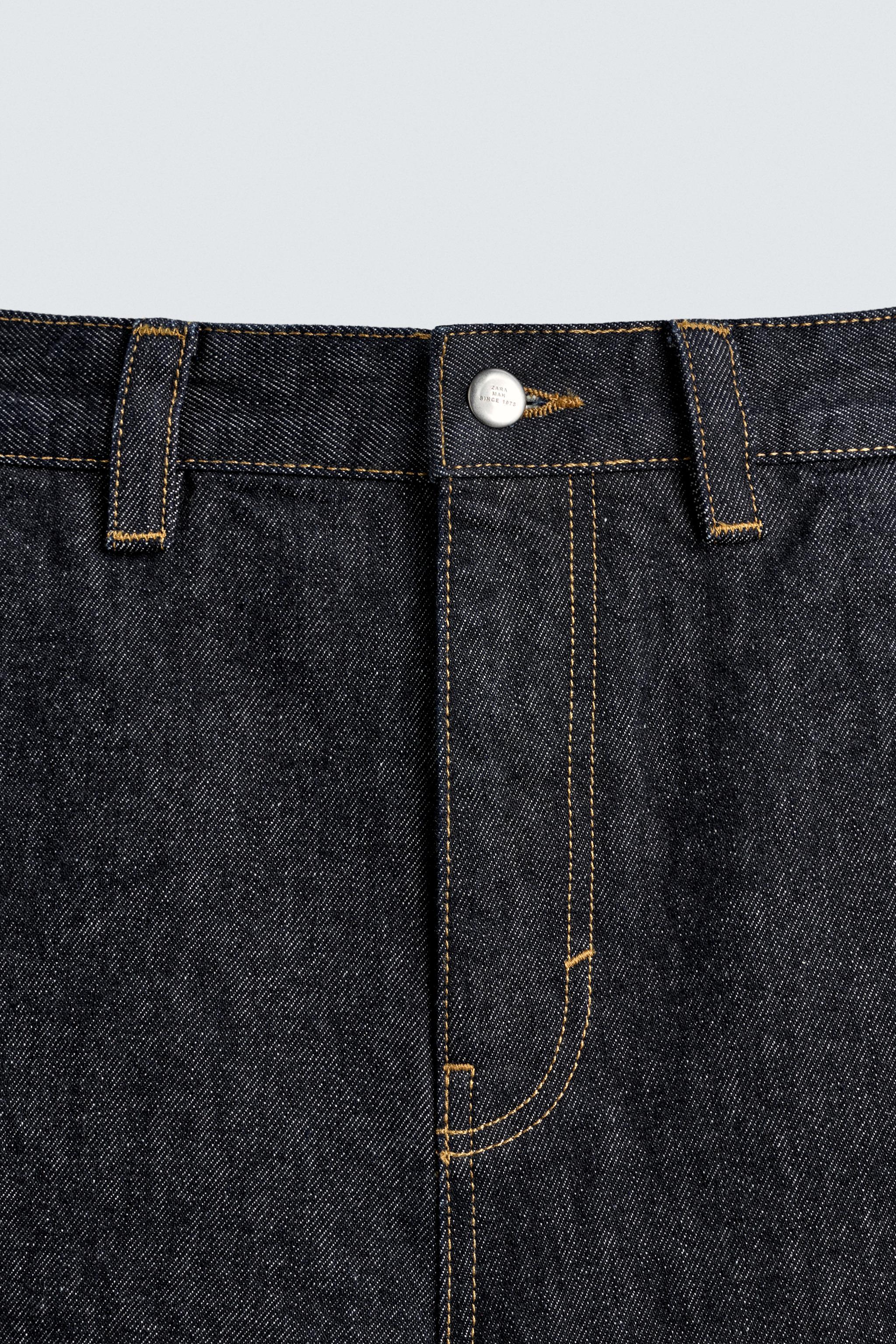 PANTALON CHINO EN DENIM BRODÉ CŒURS