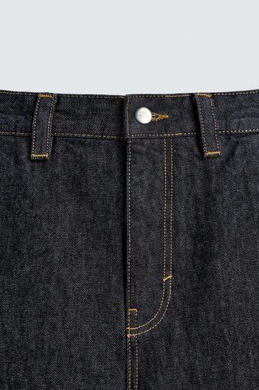 EMBROIDERED HEART DENIM CHINO TROUSERS - Blue by Zara - Image 10