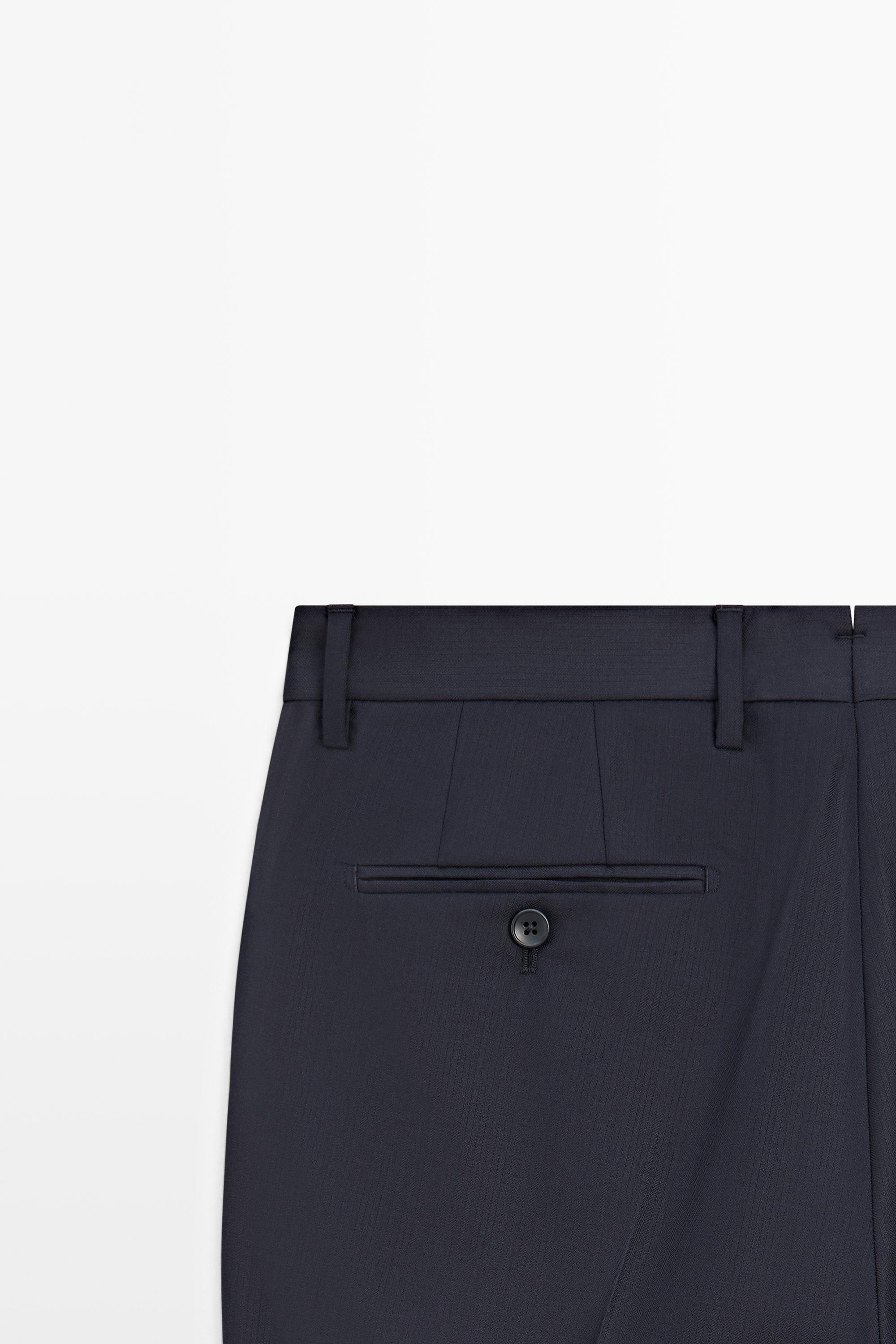Pantalon costume laine froide