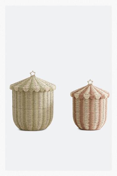 서커스 페이퍼 키즈 바구니 - Zara 멀티컬러